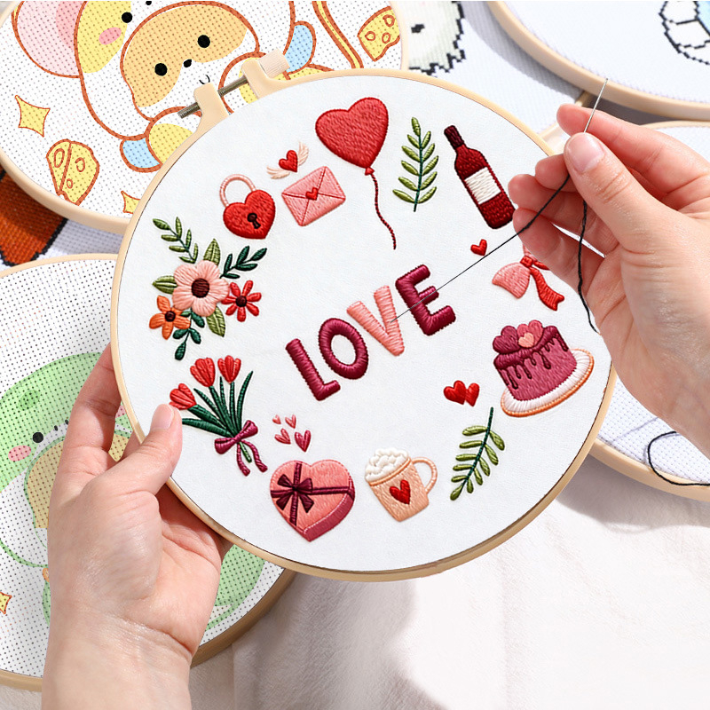 DIY комплект за бродерия: Suzhou embroidery и френска бродерия, нов модел 2026