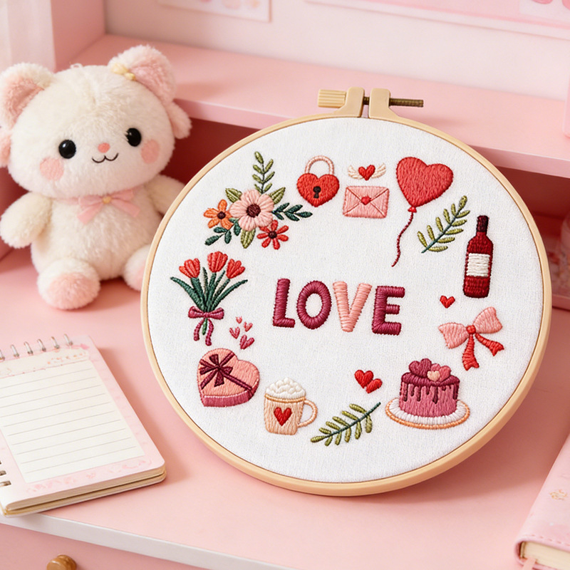 DIY комплект за бродерия: Suzhou embroidery и френска бродерия, нов модел 2026