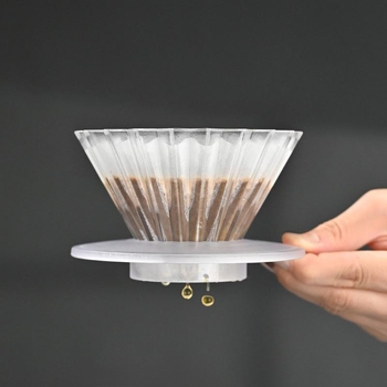 Origami филтър чаша за кафе за ръчно приготвяне, V60 капково филтриране, малък размер, пластмасова