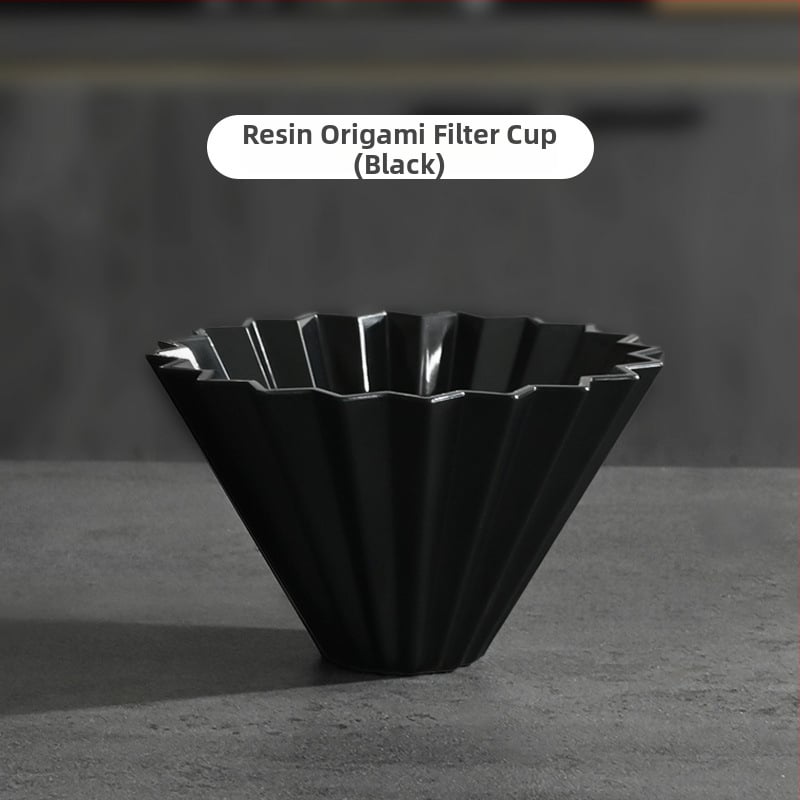 Origami филтър чаша за кафе за ръчно приготвяне, V60 капково филтриране, малък размер, пластмасова