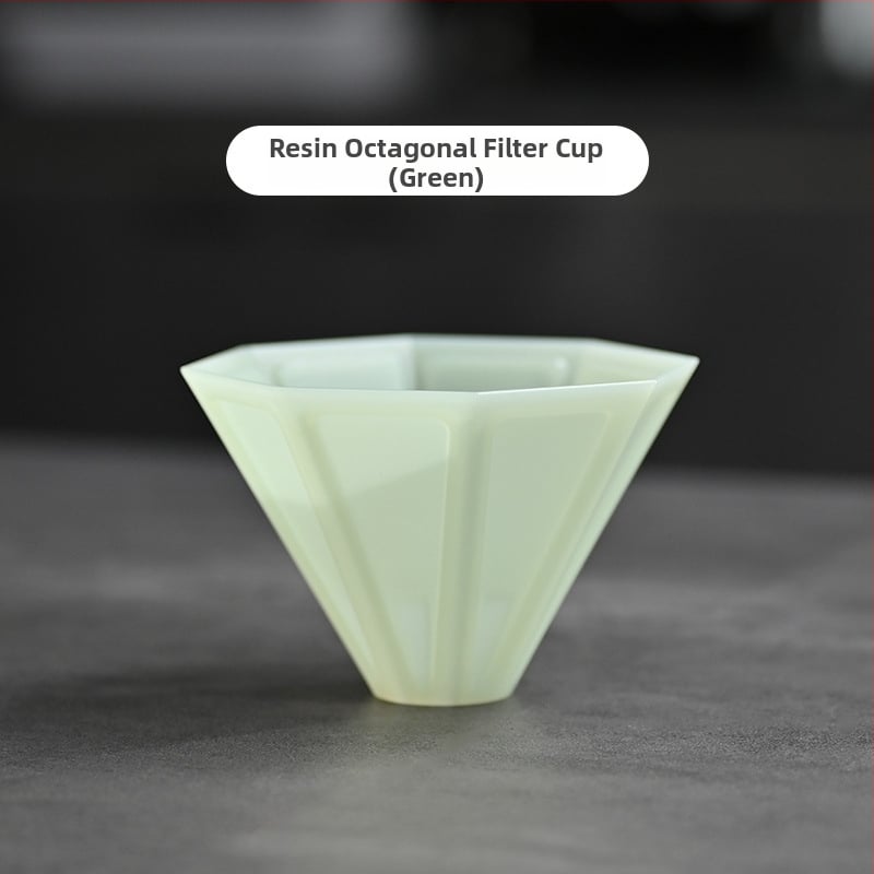 Origami филтър чаша за кафе за ръчно приготвяне, V60 капково филтриране, малък размер, пластмасова
