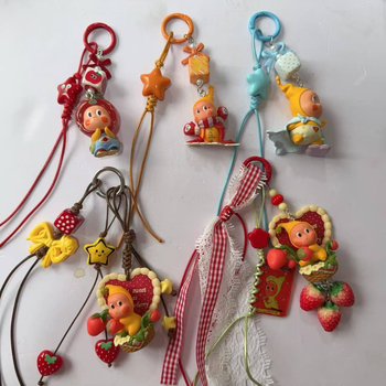 Akrilni privjesak za torbu u obliku zvijezde s motivom mačke/Snoopyja, korejski stil, privjesak za ključeve, proljeće 2025