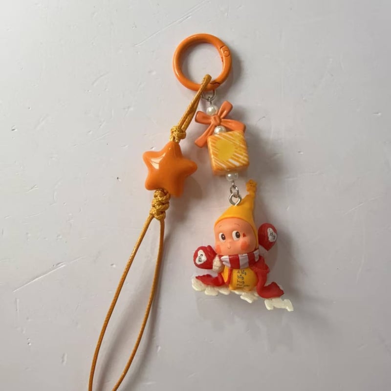 Akrilni privjesak za torbu u obliku zvijezde s motivom mačke/Snoopyja, korejski stil, privjesak za ključeve, proljeće 2025