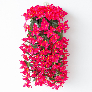 Копринени цветя Bougainvillea за стенен декор, балкон и сватбен декор