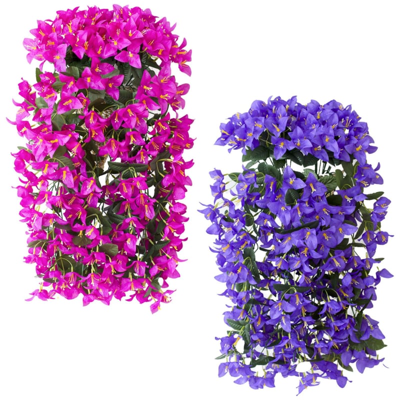 Копринени цветя Bougainvillea за стенен декор, балкон и сватбен декор