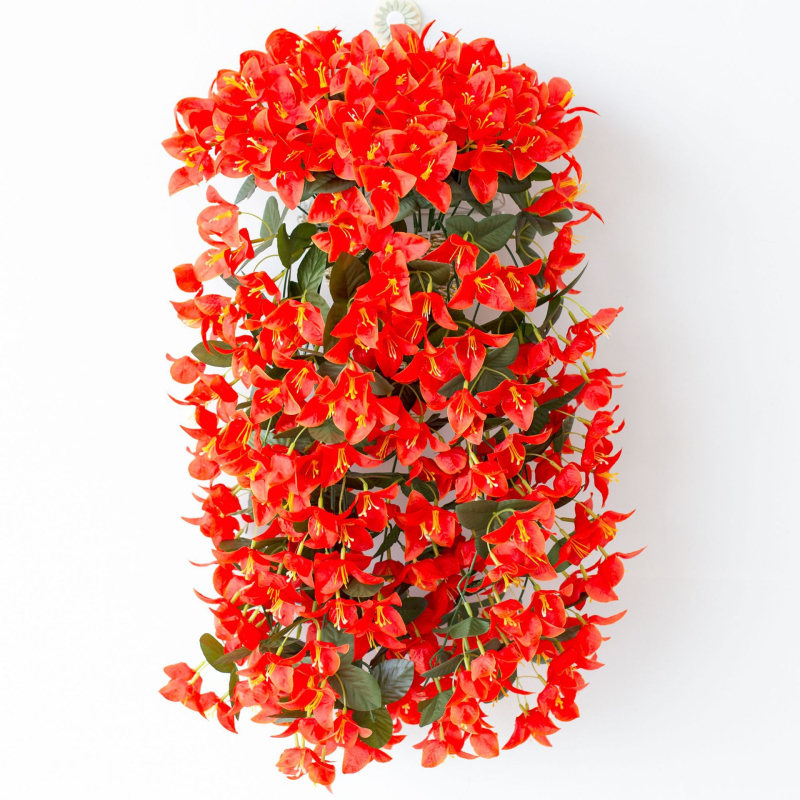 Копринени цветя Bougainvillea за стенен декор, балкон и сватбен декор