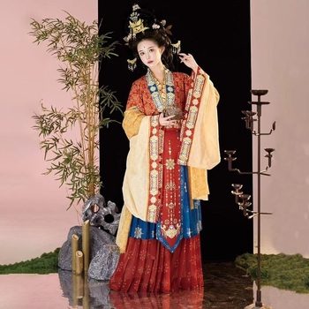 Šivani Hanfu za žene s motivom vile, obnovljen dizajn, tradicionalni kineski stil