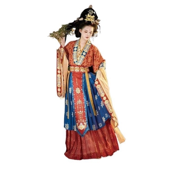 Šivani Hanfu za žene s motivom vile, obnovljen dizajn, tradicionalni kineski stil