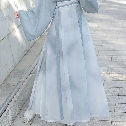 Ženski Hanfu u Jin stilu, križni ovratnik, duljina do struka, tradicionalna odjeća za svakodnevno nošenje i nastupe, proljeće-ljeto