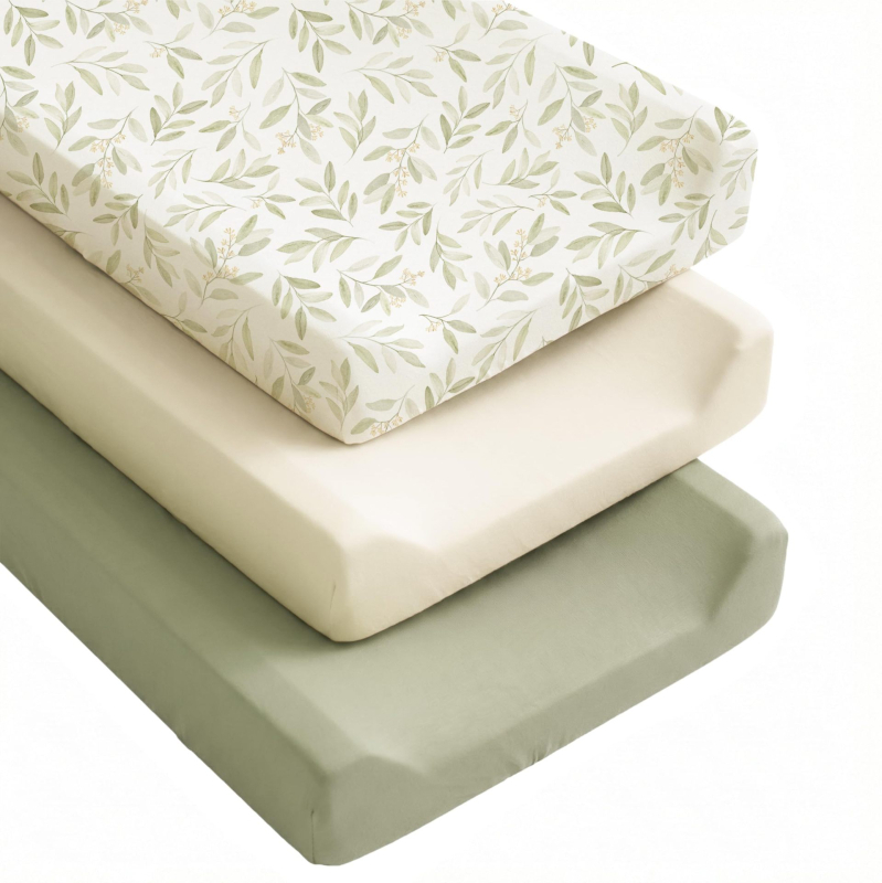 Set de pat din 100% bumbac pentru copii: cearșaf cu elastic pentru pat și cearșaf drept, cu husă exterioară detașabilă și lavabilă