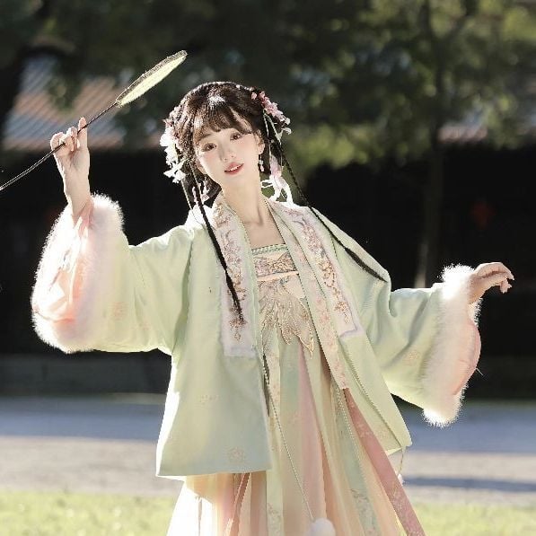 Ženski Hanfu, 2026 – novi stil, dvostruko kopčano jakna u Tang stilu, set kineskog nacionalnog stila za svakodnevno nošenje, jesen-zima