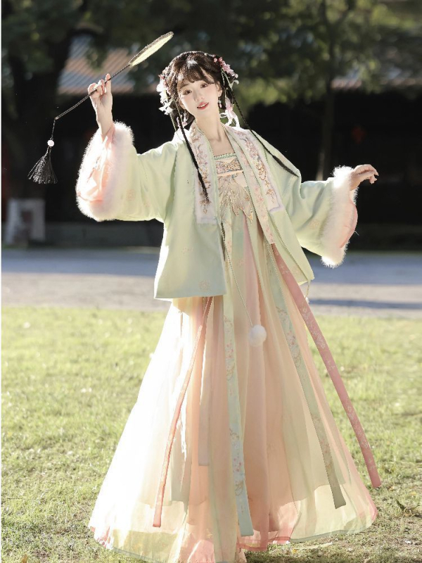 Ženski Hanfu, 2026 – novi stil, dvostruko kopčano jakna u Tang stilu, set kineskog nacionalnog stila za svakodnevno nošenje, jesen-zima