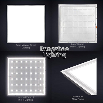 600x600 plochý panelový stropný svetelný modul, 110V široké napätie, sadrokartónový strop, 60x60 integrovaný hliníkový panel, zapustená inštalácia
