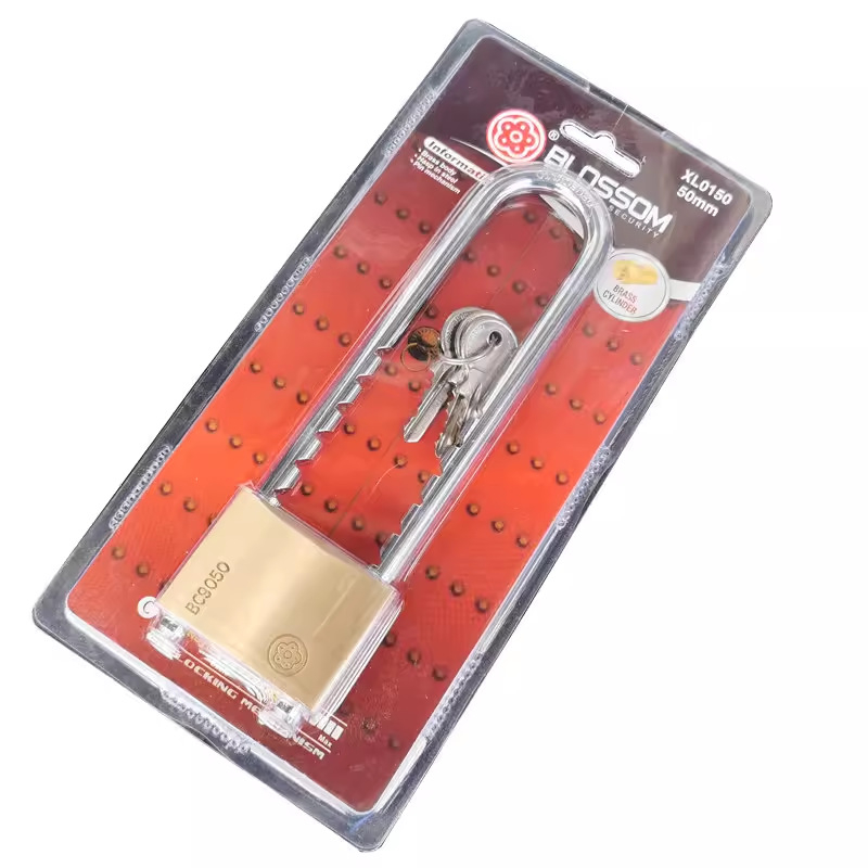 Plum Blossom 50 мм изтеглящ се меден катинар XL0150 за шкафове и складови врати