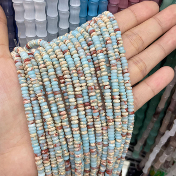 Razdvojne perle 2x4 mm, perle s uzorkom zmijske kože, perle od Shoushan kamena, slobodne perle, dodaci dijelovi za nakit
