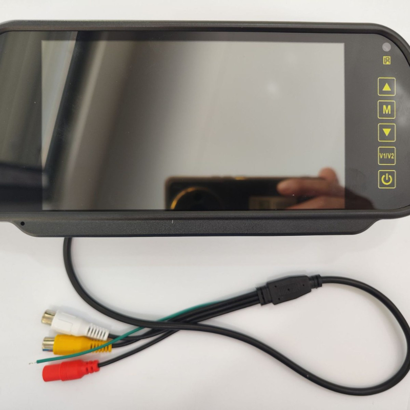 7-inčni zaslon u automobilu u retrovizoru, HD Bluetooth, dodirni zaslon, slika za vožnju unatrag