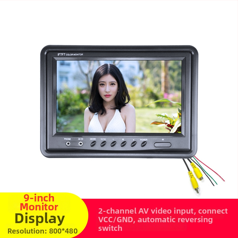 9-inčni auto LCD monitor s HD DVR-om, široki raspon napona za kamione i poljoprivrednu opremu