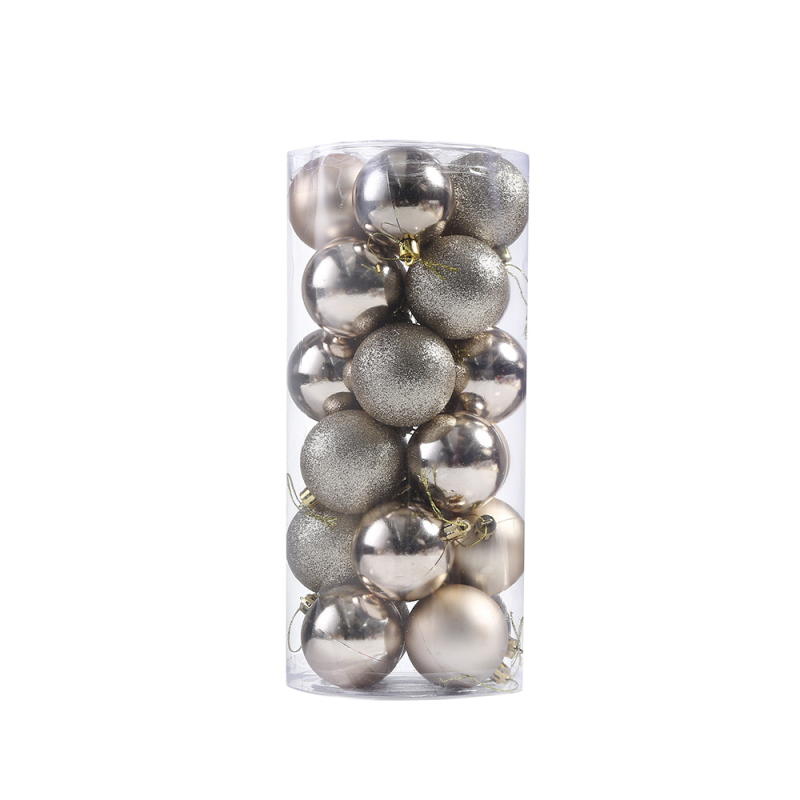 Коледни елхови топчета за украса, размери 3/4/6/8 cm, лъскави, матови и блестящи