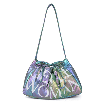 Nylon dumpling bag, közepes méretű, puha, vállon hordható mágneses csatolással, mindennapi használatra