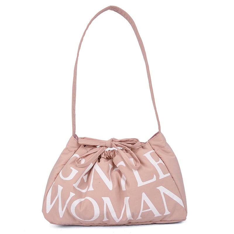 Nylon dumpling bag, közepes méretű, puha, vállon hordható mágneses csatolással, mindennapi használatra