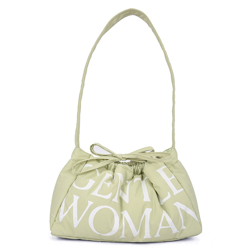 Nylon dumpling bag, közepes méretű, puha, vállon hordható mágneses csatolással, mindennapi használatra