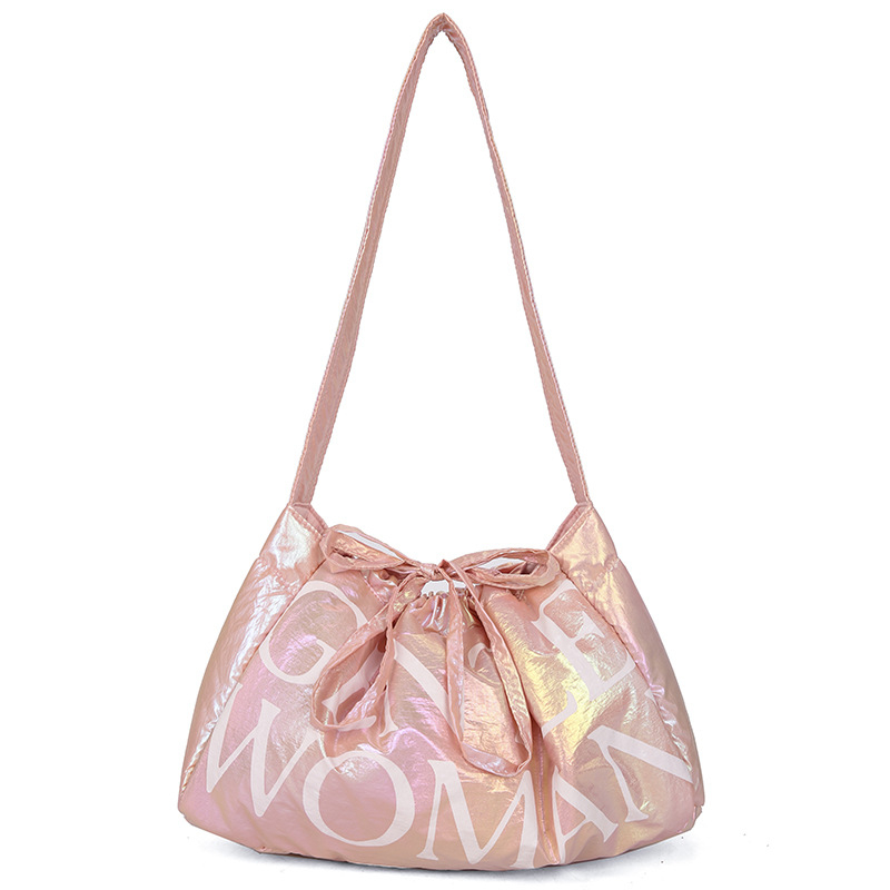 Nylon dumpling bag, közepes méretű, puha, vállon hordható mágneses csatolással, mindennapi használatra