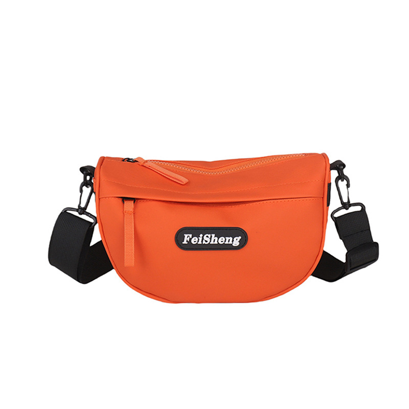 Ženska PU Oxford crossbody torba, mala torba preko ramena, dumpling oblik, velika kapaciteta za telefon, ulični stil
