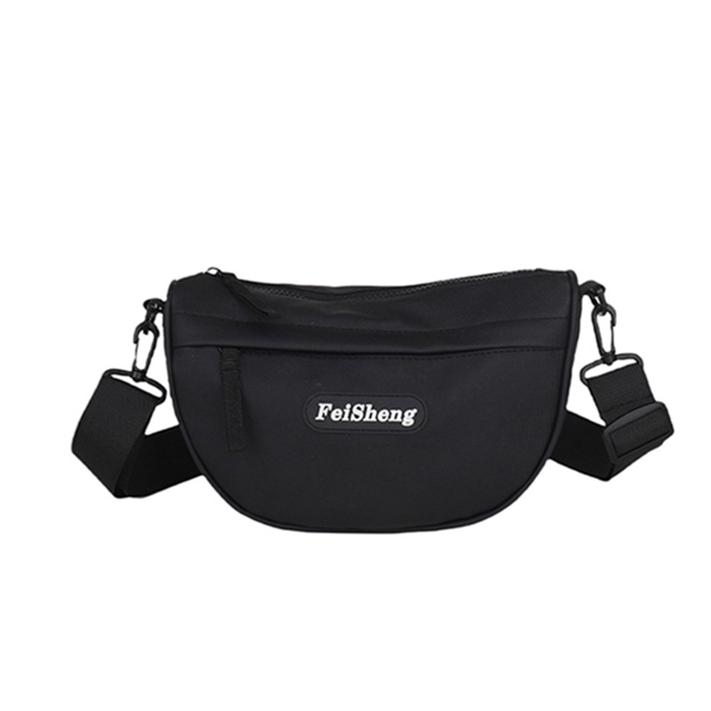 Ženska PU Oxford crossbody torba, mala torba preko ramena, dumpling oblik, velika kapaciteta za telefon, ulični stil