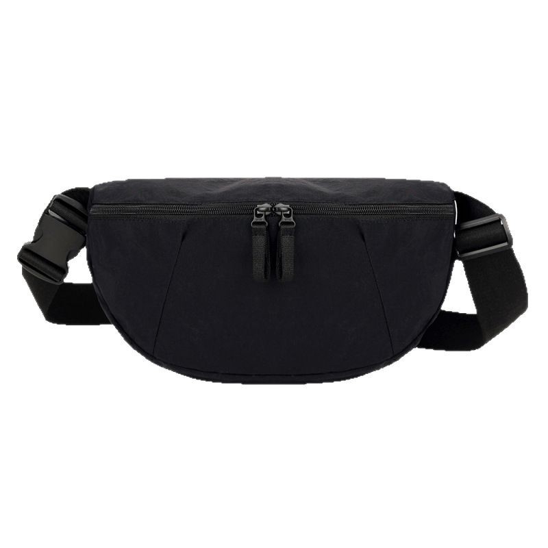 Nylon torba u obliku knedle, lagana crossbody torba s džepom za telefon, sportski stil, svakodnevna upotreba