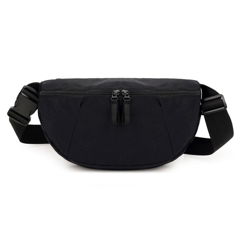 Nylon torba u obliku knedle, lagana crossbody torba s džepom za telefon, sportski stil, svakodnevna upotreba