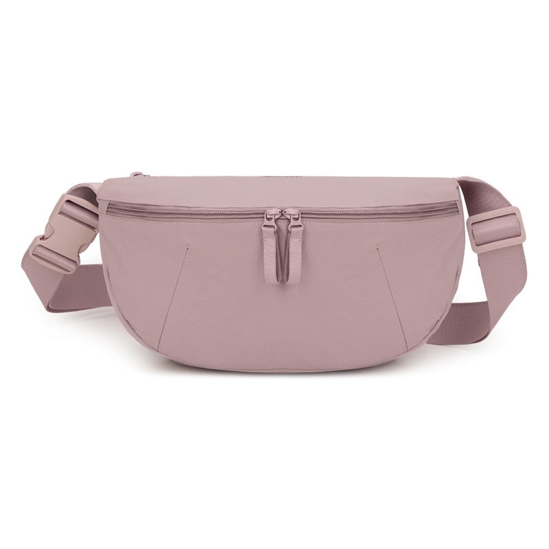 Nylon torba u obliku knedle, lagana crossbody torba s džepom za telefon, sportski stil, svakodnevna upotreba