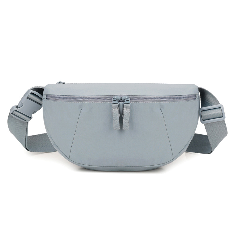 Nylon torba u obliku knedle, lagana crossbody torba s džepom za telefon, sportski stil, svakodnevna upotreba