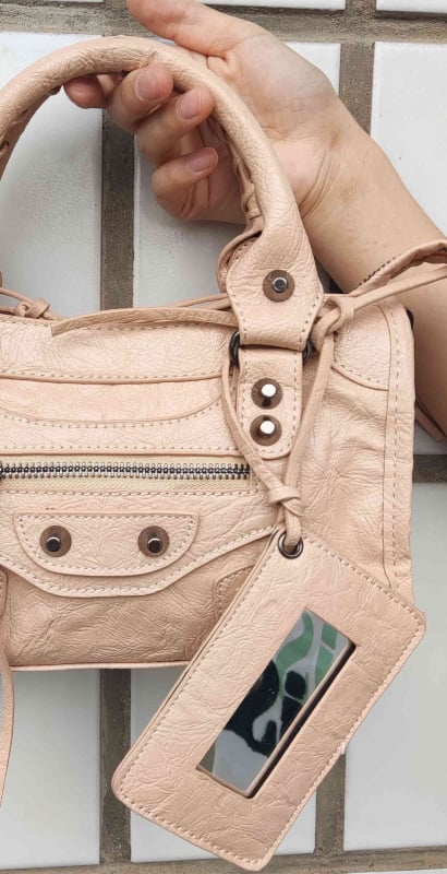 Európai–amerikai retro tote táska szegecses részletekkel, párizsi ihletésű váll-táska