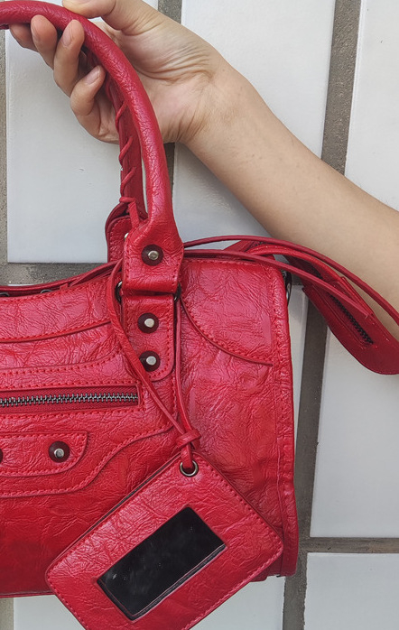 Európai–amerikai retro tote táska szegecses részletekkel, párizsi ihletésű váll-táska