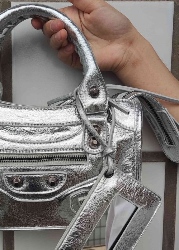 Európai–amerikai retro tote táska szegecses részletekkel, párizsi ihletésű váll-táska