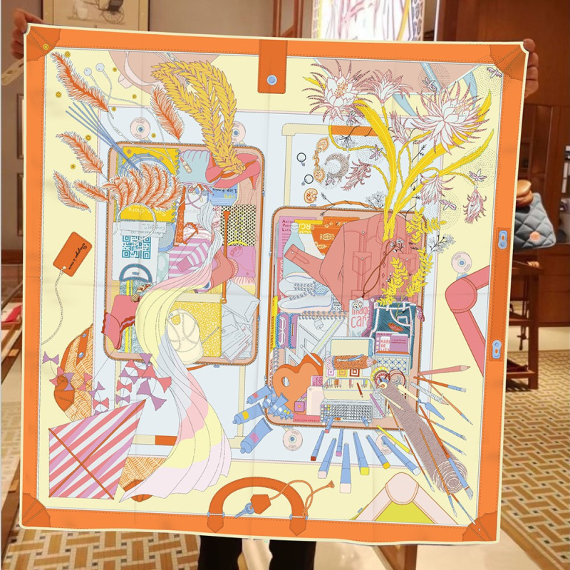 Ženski poliester šal kvadratnog oblika 90 × 90 cm – zaštita od sunca, lagani šal, svestran dodatak