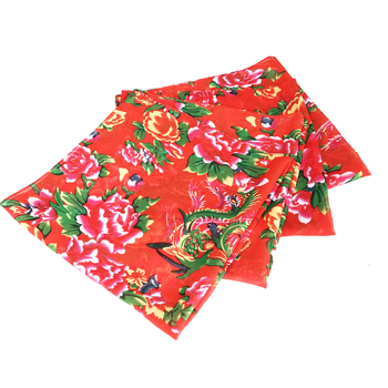 Női háromszög chiffon kendő, 68×68 cm, poliészter, pasztell virág mintával