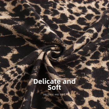 Mű kasmírsál leopard mintával, őszi-téli szezonra, meleg, hosszú sál, elegáns, kiváló minőségű