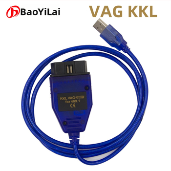 VAG KKL 409 USB rozhranie diagnostický kábel s FT232RL čipom, kompatibilita 409.1