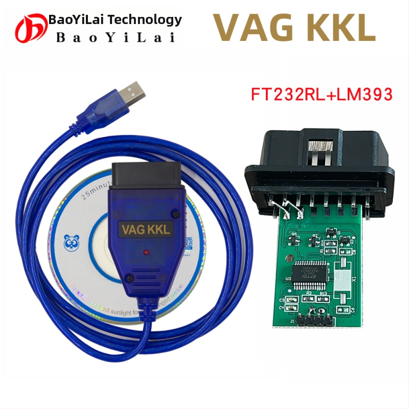VAG KKL 409 USB rozhranie diagnostický kábel s FT232RL čipom, kompatibilita 409.1