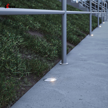 LED Turtleback лампа за стъпала, вградена за външни пътеки, IP67 водоустойчива, странично излъчване, 2700K, 300 lm