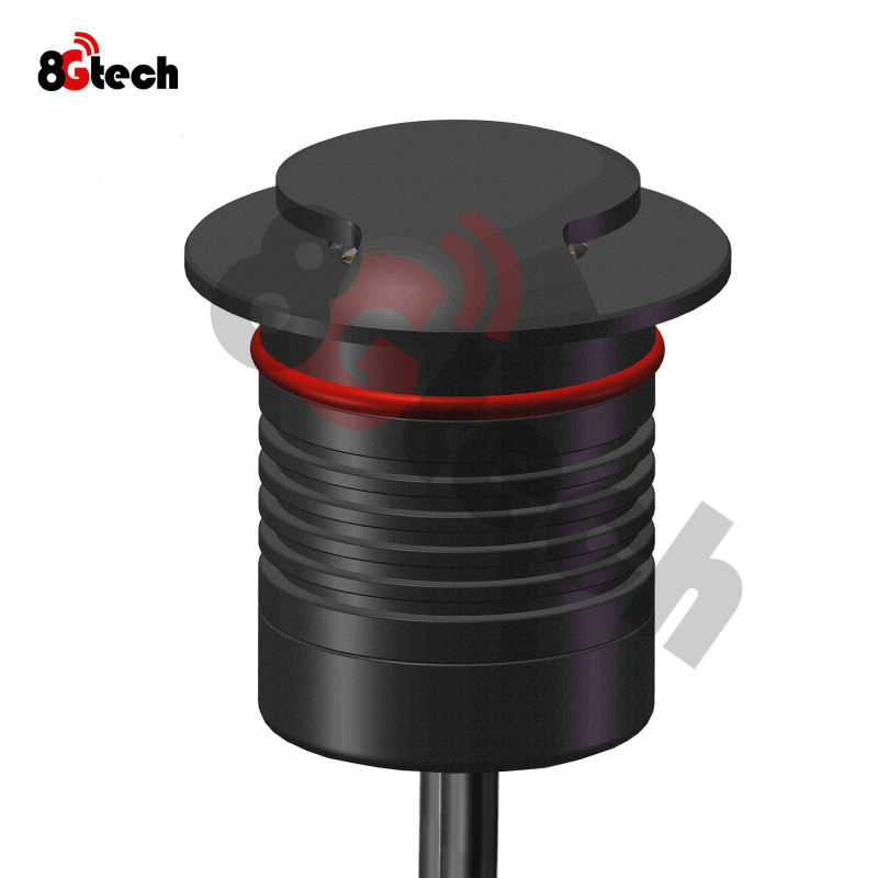 LED Turtleback лампа за стъпала, вградена за външни пътеки, IP67 водоустойчива, странично излъчване, 2700K, 300 lm