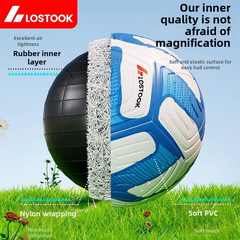 PVC futbalová lopta pre deti, veľkosti 4 a 5, odolná tréningová lopta
