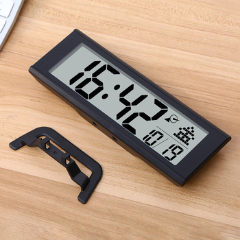 LCD ρολόι με ραδιοφωνικό έλεγχο και αυτόματη διόρθωση ώρας, επιτραπέζιο αθόρυβο ψηφιακό ξυπνητήρι με λειτουργία snooze