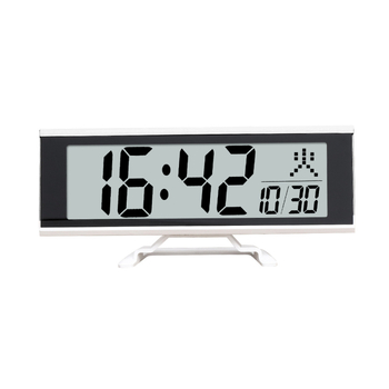 LCD ρολόι με ραδιοφωνικό έλεγχο και αυτόματη διόρθωση ώρας, επιτραπέζιο αθόρυβο ψηφιακό ξυπνητήρι με λειτουργία snooze