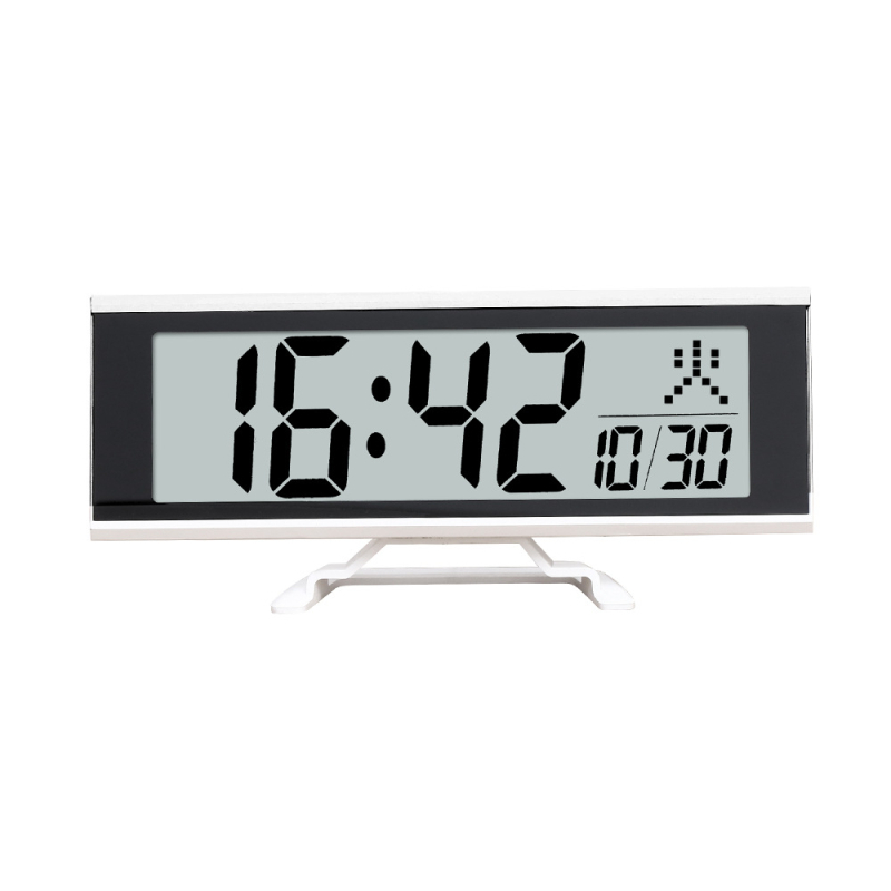 LCD ρολόι με ραδιοφωνικό έλεγχο και αυτόματη διόρθωση ώρας, επιτραπέζιο αθόρυβο ψηφιακό ξυπνητήρι με λειτουργία snooze