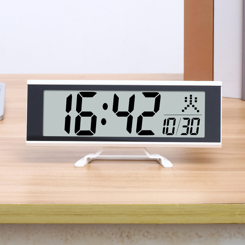 LCD ρολόι με ραδιοφωνικό έλεγχο και αυτόματη διόρθωση ώρας, επιτραπέζιο αθόρυβο ψηφιακό ξυπνητήρι με λειτουργία snooze