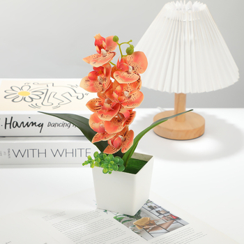 Τεχνητό Μπονσάι Phalaenopsis — διακοσμητικό για το σπίτι με μεταξωτά άνθη