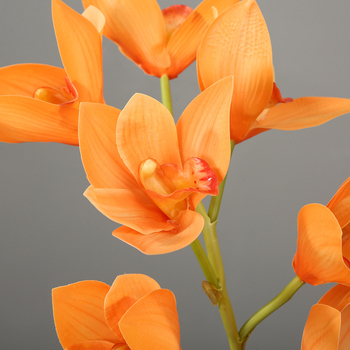 Τεχνητή ορχιδέα Cymbidium σε σκανδιναβικό στυλ για το σαλόνι, διακοσμητικό για τραπεζιού, οικιακή διακόσμηση, ύψος 44 εκ.