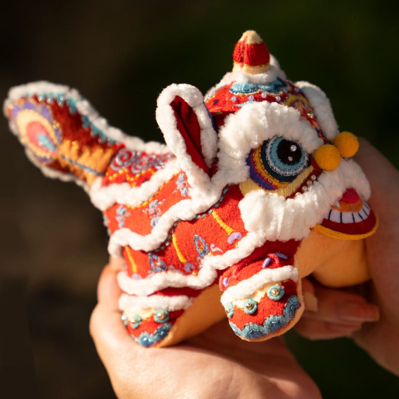 Σετ DIY κέντημα παραδοσιακής υφασμάτινης κούκλας — Guochao-inspired σχέδιο, χειροποίητο δώρο και διακόσμηση σαλονιού.